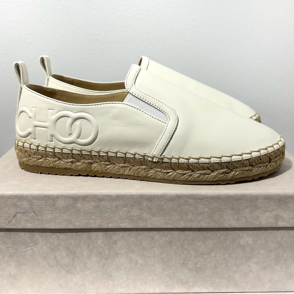 Jimmy Choo Lichi Flat - Milk